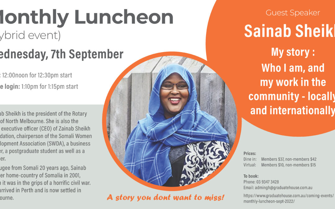 September Monthly Luncheon