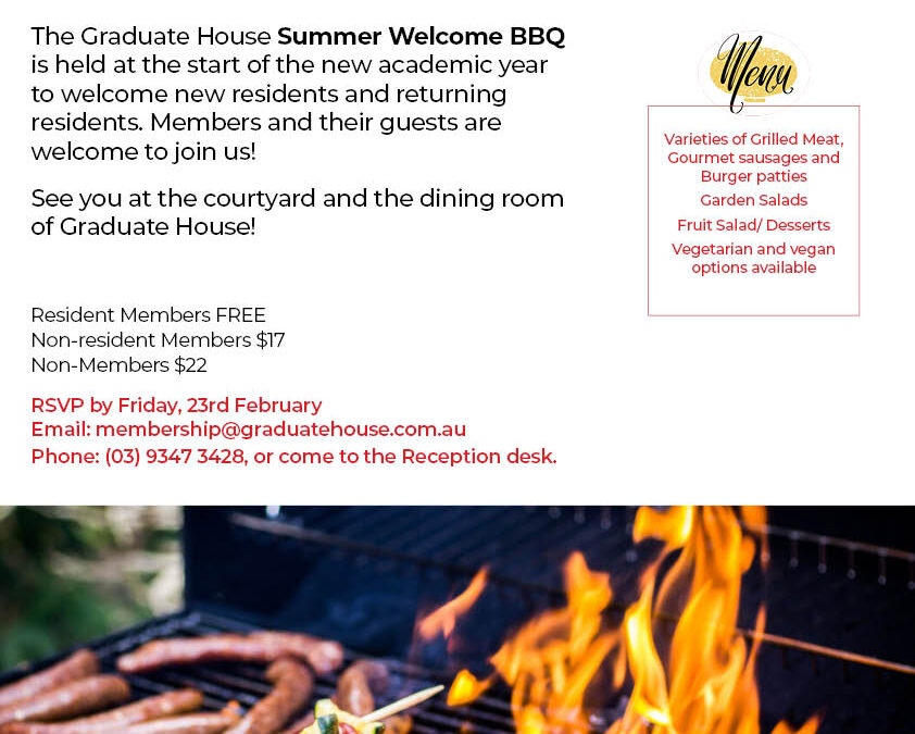 Welcome Summer BBQ